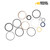 Backhoe Cylinder Seal Kit for Komatsu WB140-2, Left-Hand Boom Swing Cylinder - 878000542