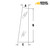 Rear Quarter Glass (RH/LH) for Case 580C