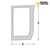 New Holland T6070 right hand lower front cab glass, non-hinged