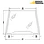 New Holland TM155 front windshield glass replacement