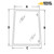 Case-IH and Ford/New Holland Tractor Left-Hand Side Glass for MXM120, MXM130, MXM140, MXM155, MXM175, MXM190, TM115 -- 82029321