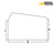 Ford 7710 upper rear sliding cab glass replacement