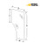 New Holland T7.210 right hand cab door glass replacement