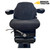 Case Backhoe Cloth Swivel Suspension Seat for 580N, 590SN, 570MXT