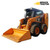 Side profile of Case 60XT Skid Steer Loader on construction site