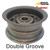 Idler Pulley for King Kutter Finish Mowers – Double Groove