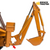 Case 580D, 580SE Backhoe Pin Kit, Bottom Swing Tower to Frame