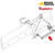 Support Stand Package for King Kutter TYR Tubular Frame Yard Rakes and Rear Blades