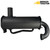 Heavy-duty turbo muffler fits Case 590 Super M Series 3