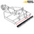 Front Chain Guard Assembly for King Kutter Flex Hitch Rotary Kutters – 4ft, 5ft, 6ft Options