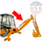 Durable and Efficient Boom Cylinder from PVE for Case 590 Super L & M Backhoes