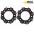 Case backhoe wheel spacer kit for snow chain clearance