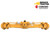 Replacement front axle with steering cylinder Case backhoe