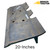 20" Single Grouser Track Shoe for Case 1850 & 2050 Dozers