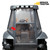 Case 570LXT skip loader rear cab glass bracket