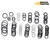 Case 580C backhoe control valve resealing kit 95 piece O-rings seals CS-580C-BCVK