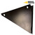 Case 580L 580SL 590L 590SL backhoe engine side panel brace plate left hand 139492A1