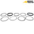 John Deere Piston Seal Kit 4-1/2 In for 450-550 Crawlers, 510-710 & More – RE14094