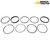 John Deere Piston Seal Kit 4-1/2 In for 450-550 Crawlers, 510-710 & More – RE14094