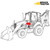 Door Lower Glass Left Hand for Caterpillar E & F Series Backhoe Loaders | 2059588