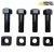 Track Pad Bolt & Nut Set for 450-550 John Deere