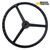 Replacement manual steering wheel for Ford 1910 and 2110 tractors, includes cap, SBA334300010