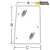 Case IH RH Rear Side Window Glass for CX100, CX50, CX60, CX70 & More Tractors – 192002A3