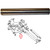 Case Backhoe Pin, Stabilizer Leg to Frame 590 Super L, 590 Super M -- 121665A1