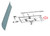 John Deere Dozer 2-Piece Blade Face 450G, 550G, 650G -- PV508