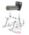 Case Dozer Rear C-Frame Mounting Pin 650K, 750K, 850K -- 405608A1