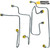 Ford 4-Cylinder Fuel Injector Line Set (Inline Pump) -- S.66018 | Broken Tractor