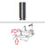 John Deere Dozer Lift Cylinder Rod End & Angle Cylinder Tube End Pin 450H, 450J, 550H, 550J, 650H, 650J -- T170891