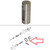 Case Backhoe Differential Spider Gear Pin 580C, 580D, 480C, 480D, 584D, 585D, 586D -- A146541
