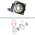 Case Backhoe Brake Housing, Right Hand -- A152924