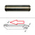 Case Backhoe Pin, Outer Dipper to Dipper Cylinder 580K, 580 Super K, 580L,  580 Super L, 580M, 580 Super M -- D141666.