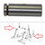 Case Dozer Pin, Lift Cylinder Rod to C-Frame 850G -- 119097A1.