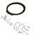 New Holland Backhoe Front Axle Shaft Snap Ring 555E, 575E, 655E, 675E, LB75, LB75B, B90, B90B, LB90, LB90B, B95B, LB95, LB95B, LB110, B110B -- 85806000