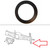 New Holland Backhoe Front Axle Lower Bellville Washer LB75, LB75B, B90, B90B, LB90, LB90B, B95B, LB95, LB95B, LB110, B110B -- 9968003
