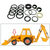 Case 580B Tilt Cylinder Two-Piece Piston Seal Kit