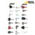 Ignition key set for Komatsu Kubota Volvo — DA11392