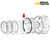 Case Backhoe Shuttle Reverse Clutch Pressure Plate  480C, 480D, 480E, 480F, 580C, 580D, 580 Super E, 584C, 585C, 586C, 584D, 585D, 586D, 584E, 585E, 586E -- D50037
