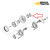 4WD Front Axle Hub Seal for Case Backhoe 590SM, 580M, 580 Super M & more