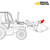 Clamshell Bucket Cylinder Pin for Case Loaders and Backhoes
