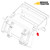 Loader Clamshell Bucket Cylinder Pin for New Holland U80C