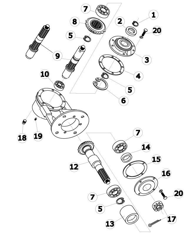 King Kutter 40HP Gear Box Parts | Broken Tractor