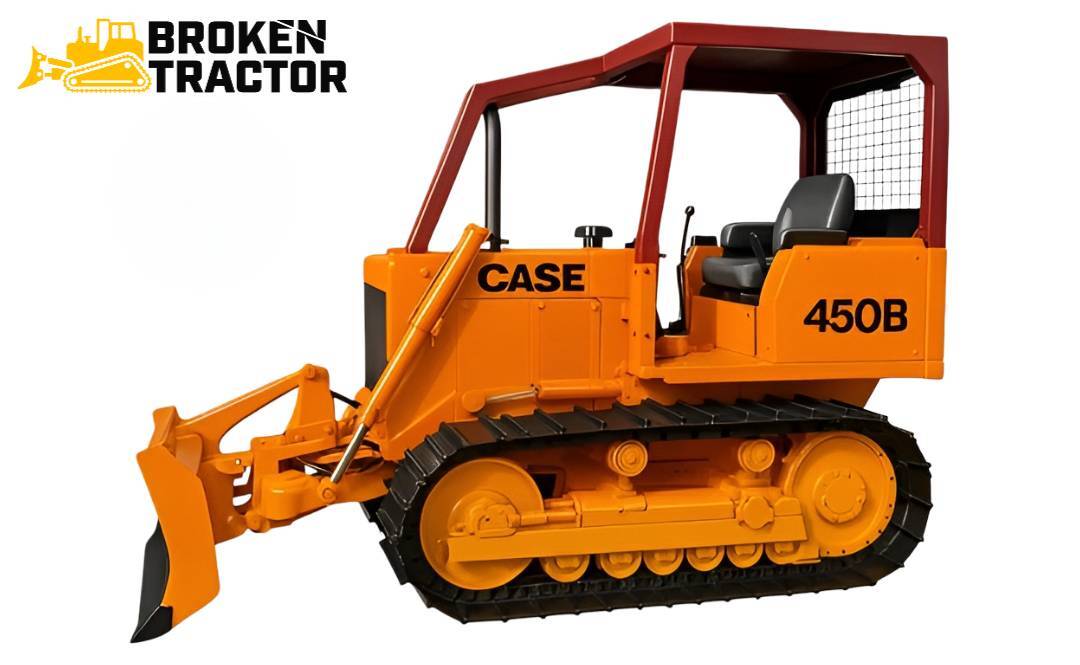 Case 450B Crawler Dozer — Case 207 diesel, 4-speed power shift, 1978–1983