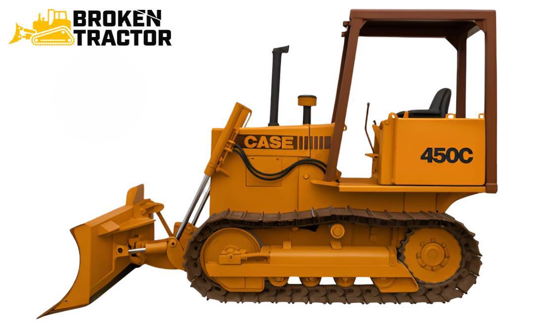Case 450C Crawler Dozer — Case 4-390 Cummins-derived 3.9L, 1989–1998