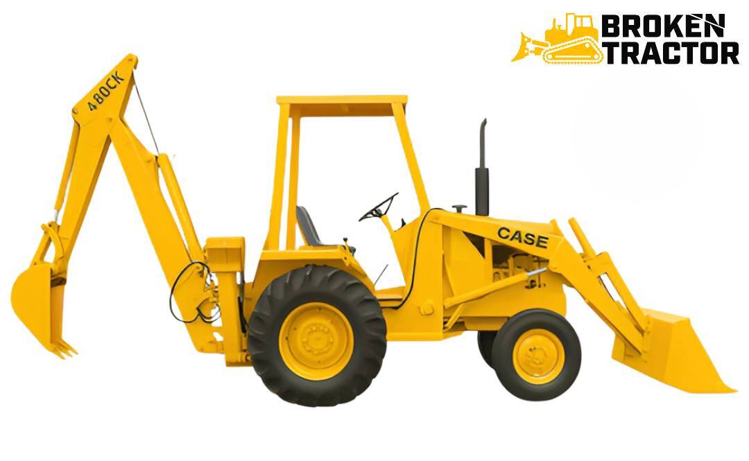Case 480B Construction King Backhoe Loader