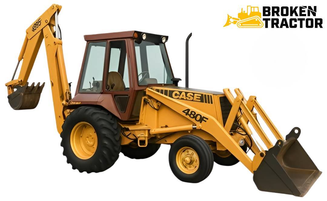 Case 480F Construction King Backhoe Loader
