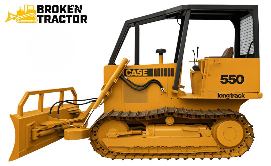 Case 550 Crawler Dozer &mdash; Case G188D diesel, 14-year production run, 1974&ndash;1988